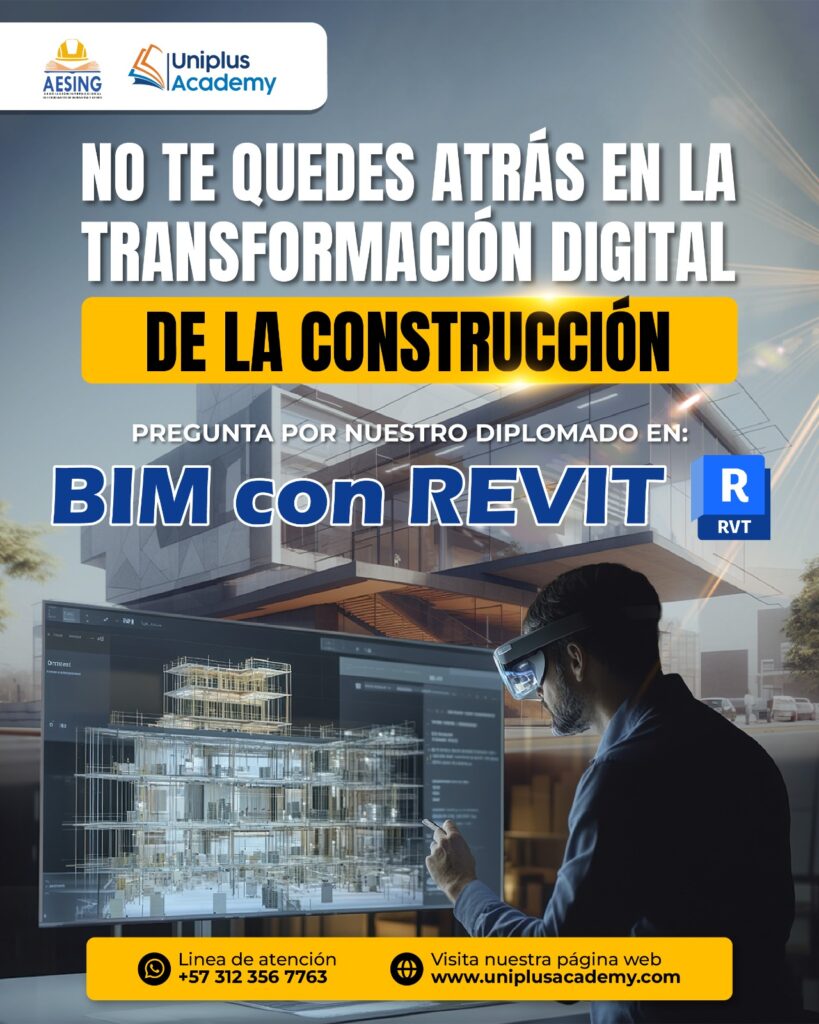 Flayer del diplomado BIM con Revit