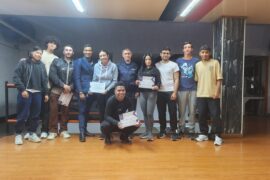 Asistentes al Diplomado con su certificado respectivo